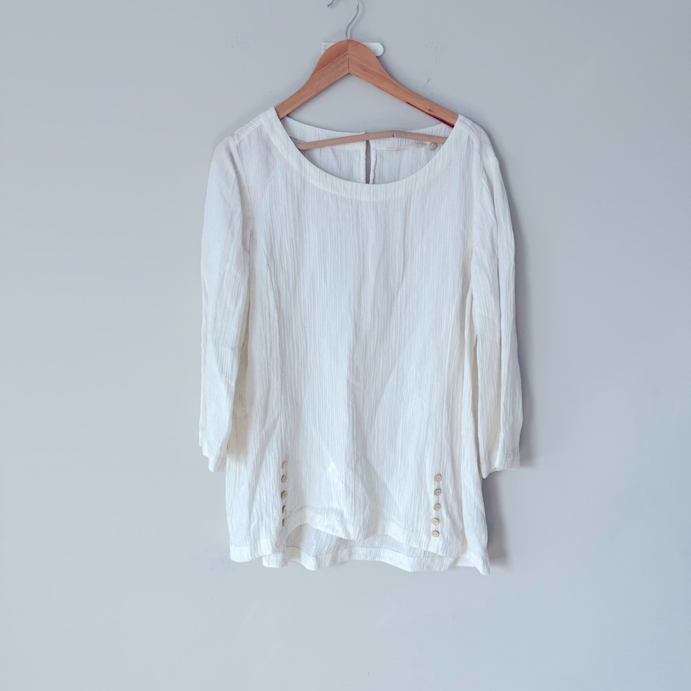 Soft Surroundings Oceo Gauze Tunic - Picture 5 of 14